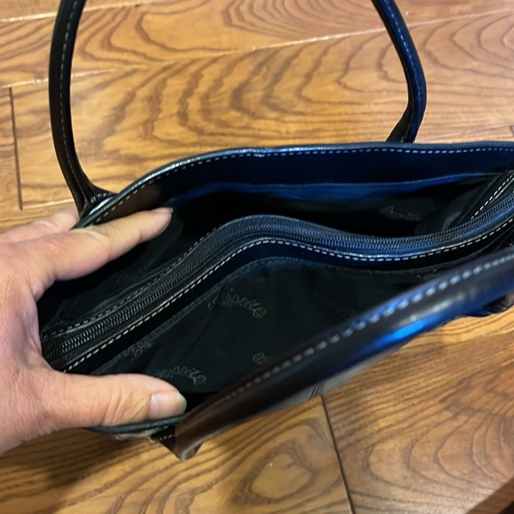 genuine leather fossil black purse - Picture 4 of 11